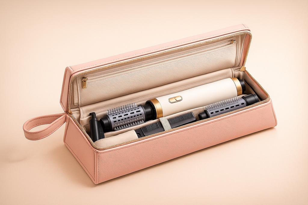 Aeravy 3-in-1 Brush Travel Case™ — Detangle • Smooth • Style Anywhere