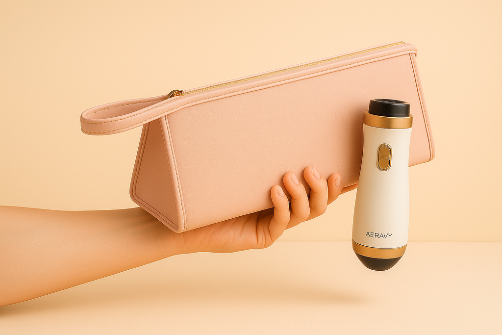 Aeravy 3-in-1 Brush Travel Case™ — Detangle • Smooth • Style Anywhere