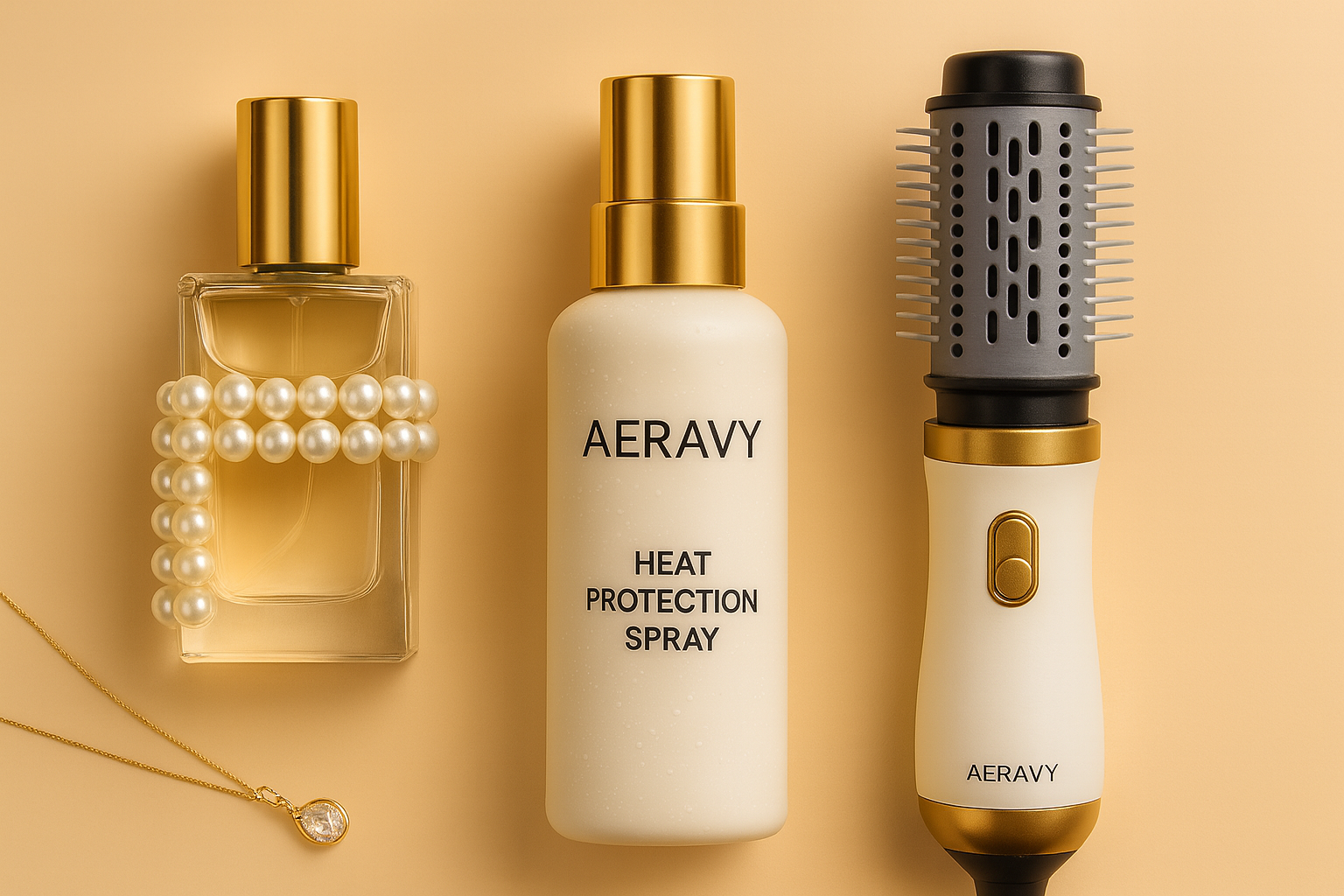 Aeravy Heat Shield Mist™ — Protect, Shine & Restore (Up to 450°F)