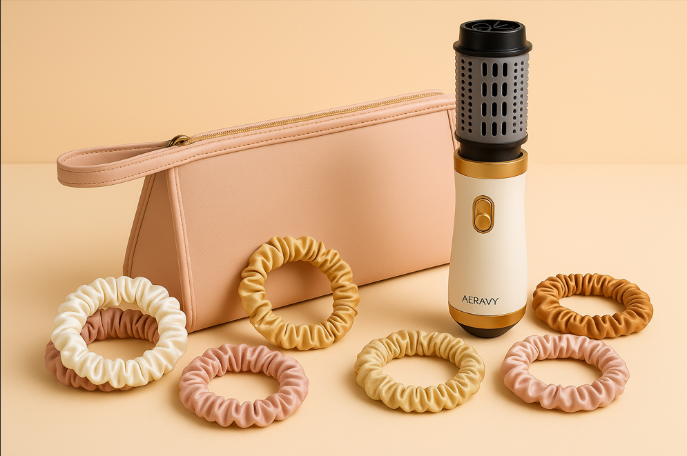 Aeravy Silk Hair Ties™ — Gentle Hold, No Breakage, Ultra-Smooth Feel