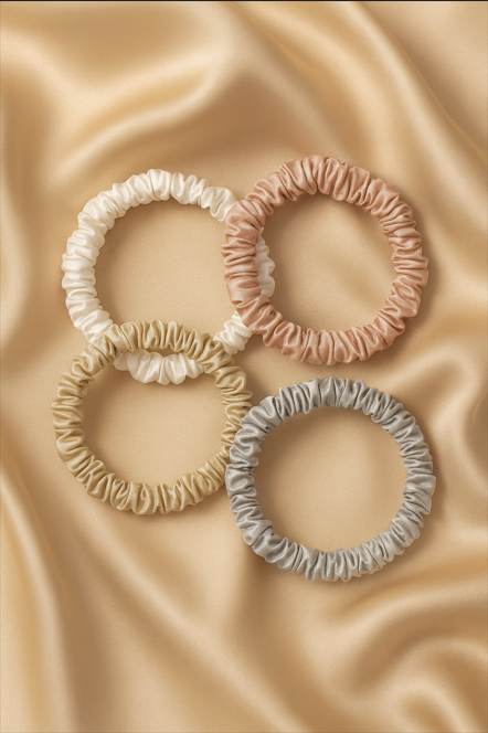 Aeravy Silk Hair Ties™ — Gentle Hold, No Breakage, Ultra-Smooth Feel